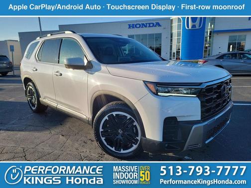 Platinum White Pearl 2026 Honda Pilot Touring 8-Passenger