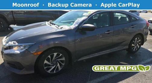 Modern Steel Metallic 2016 Honda Civic EX