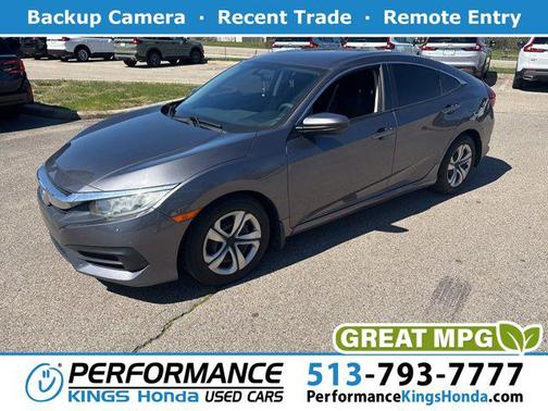 Modern Steel Metallic 2016 Honda Civic LX