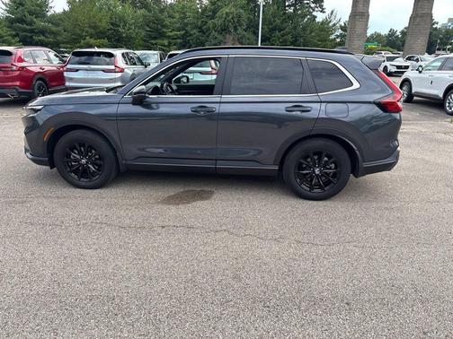 Gray 2025 Honda CR-V Hybrid Sport AWD