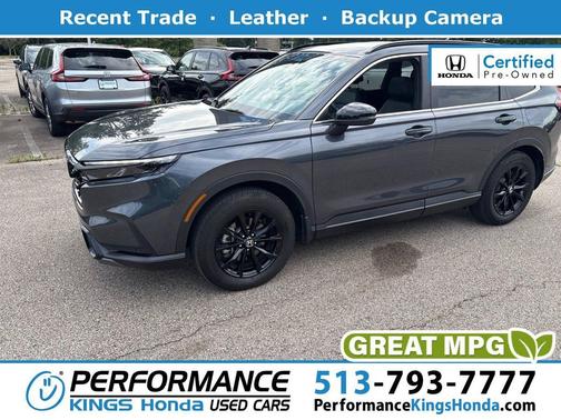 Gray 2025 Honda CR-V Hybrid Sport AWD