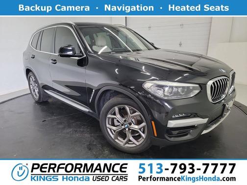 Black Sapphire Metallic 2021 BMW X3 xDrive30i