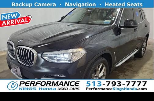 Black Sapphire Metallic 2021 BMW X3 xDrive30i