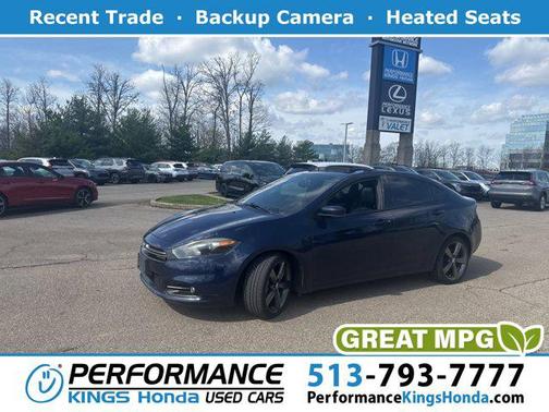 True Blue Pearlcoat 2015 Dodge Dart GT