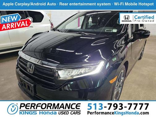 Crystal Black Pearl 2024 Honda Odyssey Elite