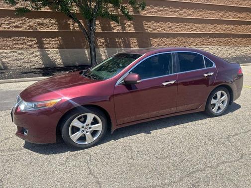 Basque Red Pearl 2010 Acura TSX Technology