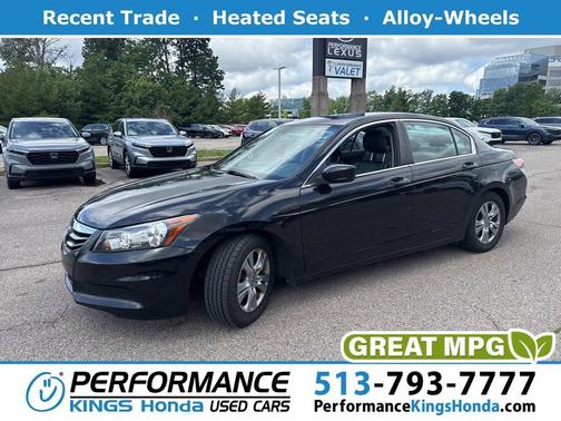 Crystal Black Pearl 2012 Honda Accord SE