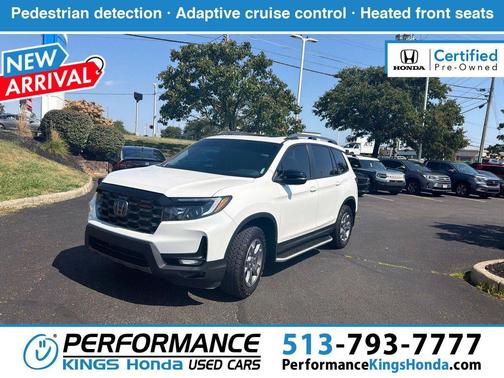 Platinum White Pearl 2025 Honda Passport AWD TrailSport
