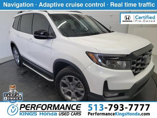 Platinum White Pearl 2025 Honda Passport AWD TrailSport