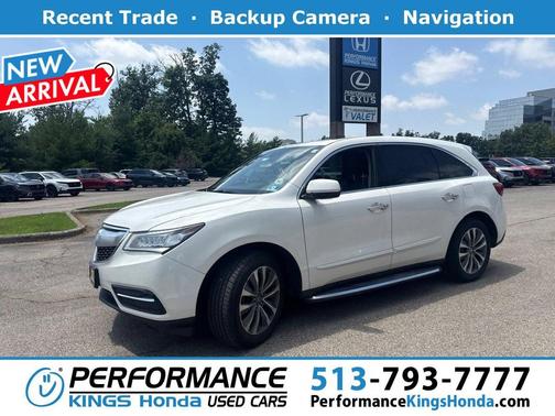 White Diamond Pearl 2016 Acura MDX 3.5L w/Technology Package