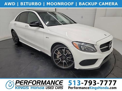 White 2018 Mercedes-Benz AMG C 43 4MATIC