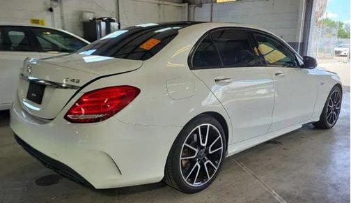White 2018 Mercedes-Benz AMG C 43 4MATIC