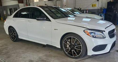 White 2018 Mercedes-Benz AMG C 43 4MATIC