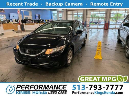 Crystal Black Pearl 2015 Honda Civic LX
