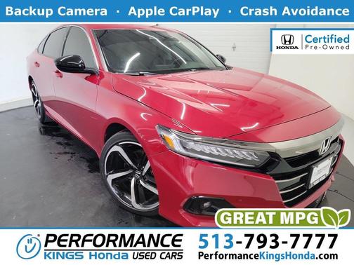 San Marino Red 2022 Honda Accord Sport SE 1.5T