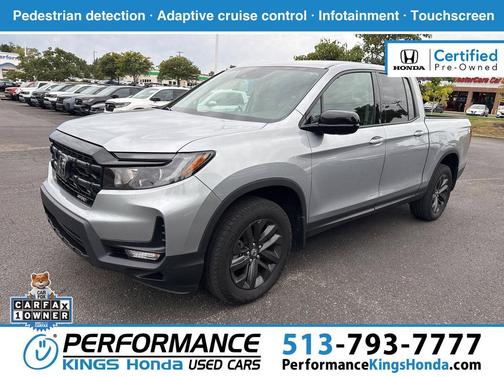 Solar Silver Metallic 2025 Honda Ridgeline Sport
