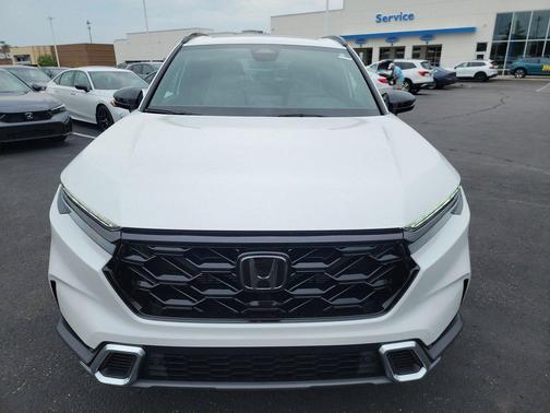 Platinum White Pearl 2026 Honda CR-V Hybrid Sport Touring AWD
