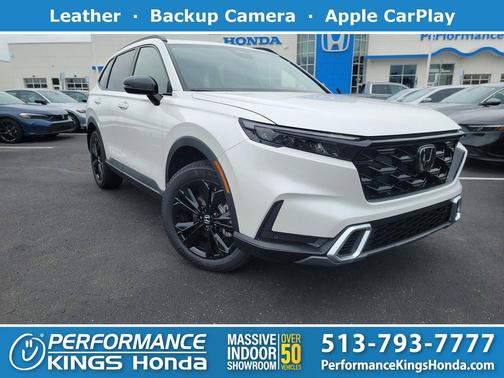 Platinum White Pearl 2026 Honda CR-V Hybrid Sport Touring AWD