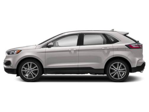 White Platinum Clearcoat Metallic 2019 Ford Edge Titanium