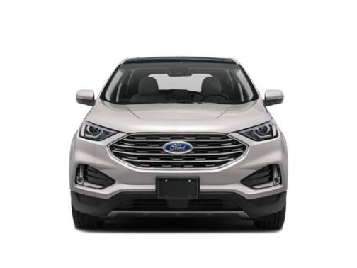 White Platinum Clearcoat Metallic 2019 Ford Edge Titanium
