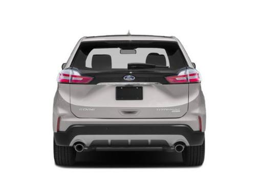White Platinum Clearcoat Metallic 2019 Ford Edge Titanium