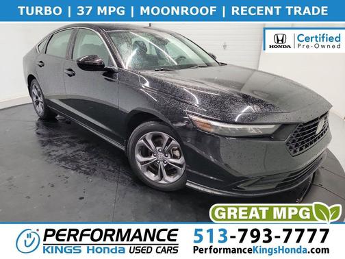 Crystal Black Pearl 2023 Honda Accord EX