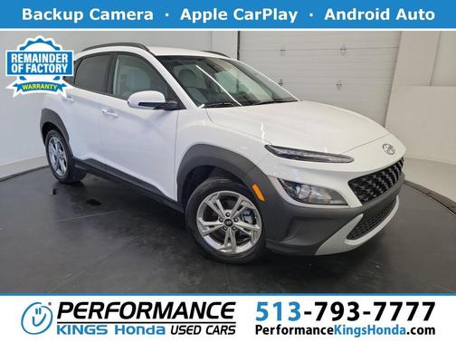 Lunar White 2023 Hyundai KONA SEL