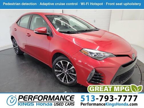 Barcelona Red Metallic 2017 Toyota Corolla XSE