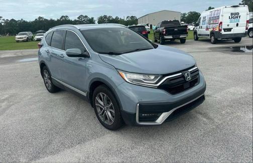 Gray 2021 Honda CR-V Hybrid Touring