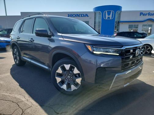 Modern Steel Metallic 2026 Honda Pilot Elite