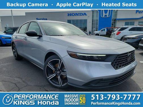 Solar Silver Metallic 2026 Honda Accord Hybrid Sport