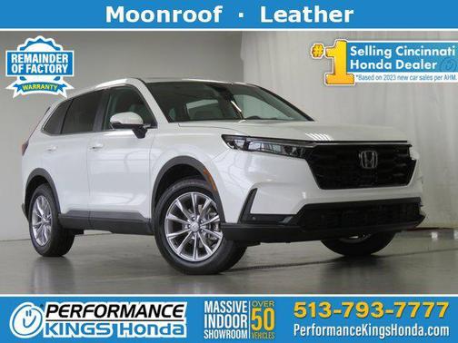 Platinum White 2024 Honda CR-V EX-L AWD