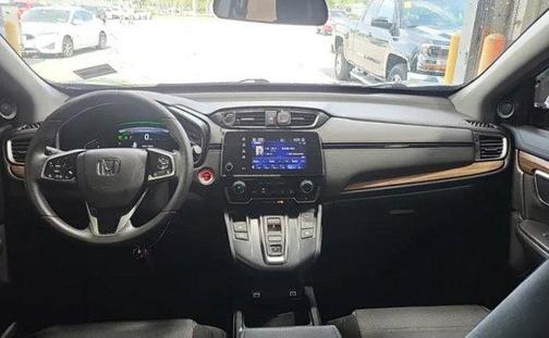 Gray 2022 Honda CR-V Hybrid EX