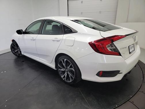 Platinum White Pearl 2019 Honda Civic Sport