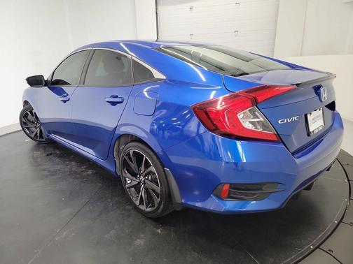 Aegean Blue Metallic 2020 Honda Civic Sport