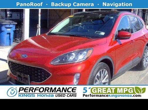 Red Metallic 2021 Ford Escape Titanium