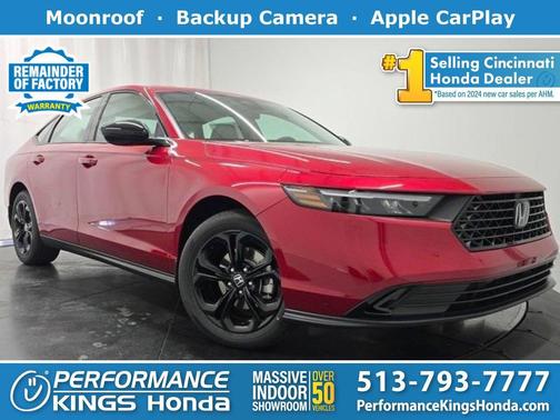 Radiant Red Metallic 2025 Honda Accord SE