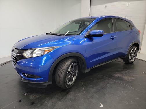 Aegean Blue Metallic 2018 Honda HR-V EX