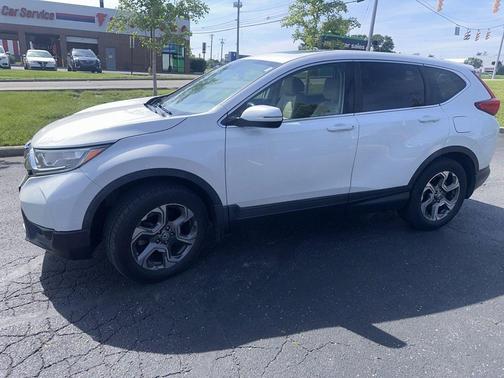 Platinum White Pearl 2019 Honda CR-V EX-L