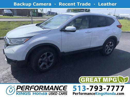 Platinum White Pearl 2019 Honda CR-V EX-L