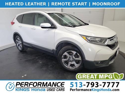 Platinum White Pearl 2019 Honda CR-V EX-L