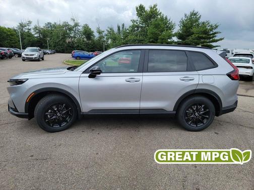 Solar Silver Metallic 2026 Honda CR-V Hybrid Sport AWD