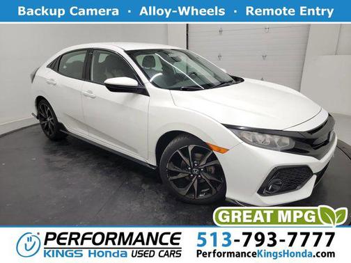 White 2018 Honda Civic Sport