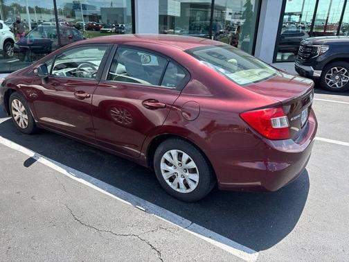 Crimson Pearl 2012 Honda Civic LX
