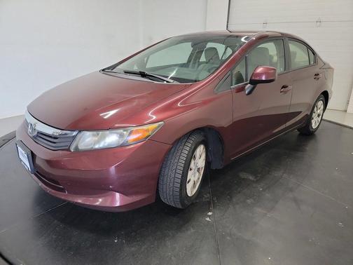 Crimson Pearl 2012 Honda Civic LX