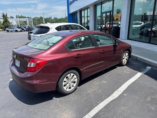 Crimson Pearl 2012 Honda Civic LX