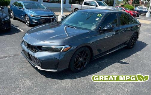 Gray 2025 Honda Civic Sport