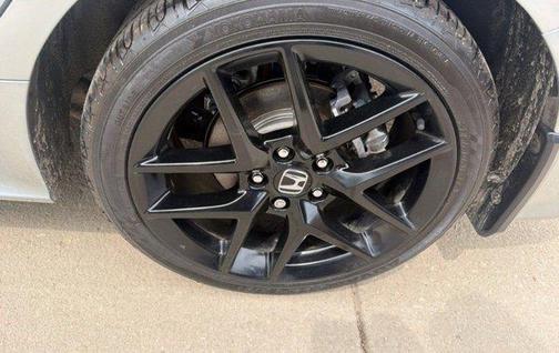 Solar Silver Metallic 2025 Honda Civic Hybrid Sport