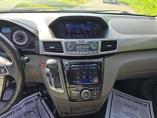 Lunar Silver Metallic 2016 Honda Odyssey Touring Elite