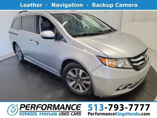 Lunar Silver Metallic 2016 Honda Odyssey Touring Elite